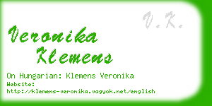 veronika klemens business card
